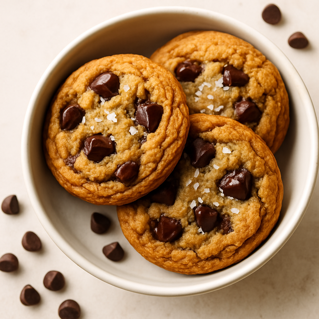Brown Butter Chocolate Chip Cookies with Sea Salt