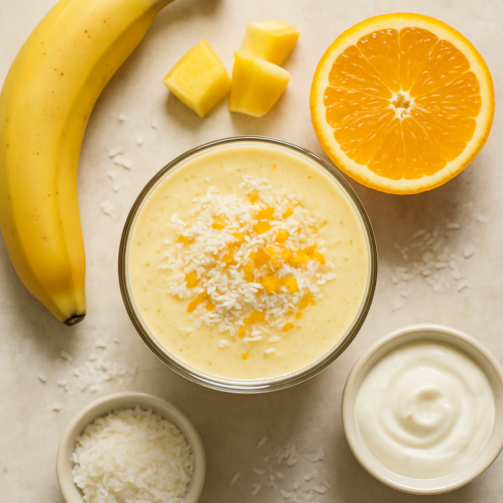 Coconut Pineapple Orange Smoothie