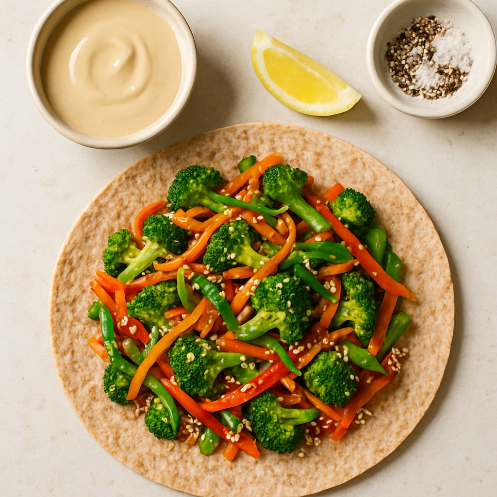 Sesame Stir-Fry Wrap