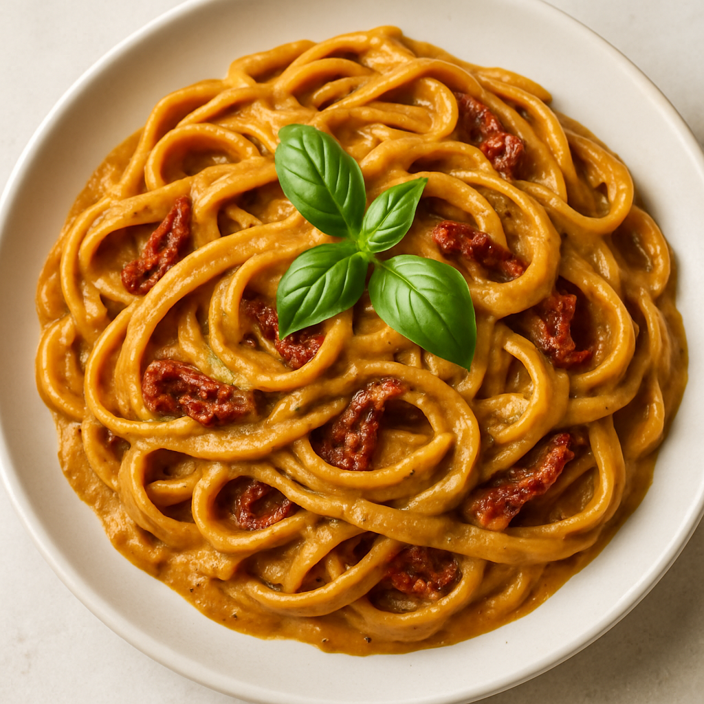 Pasta de Crema de Tomate Secado al Sol y Mantequilla de Almendra