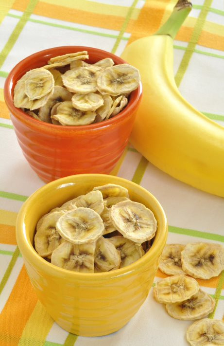 Homemade Dried Bananas