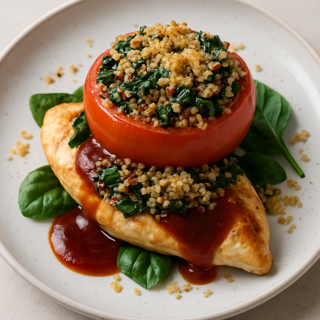 Stuffed Tomato Chicken