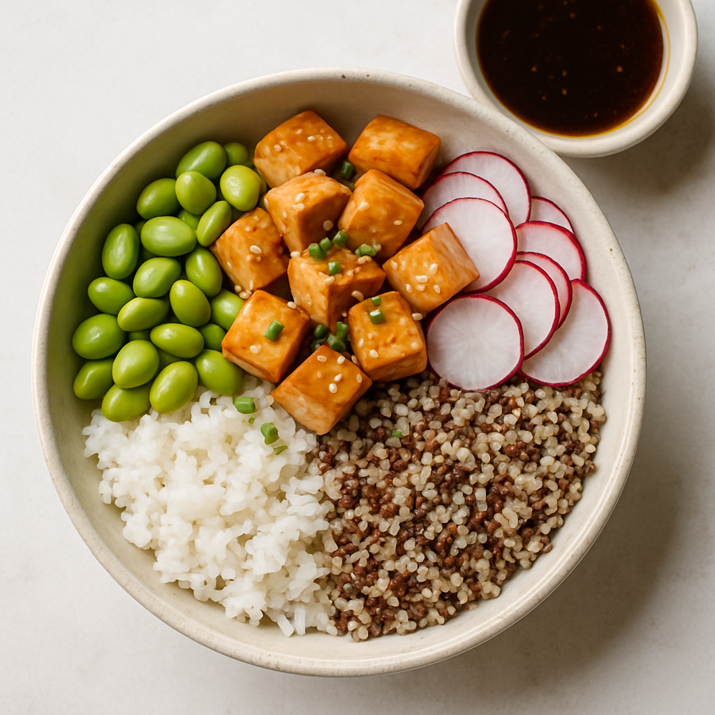 Ponzu Tofu Poke Bowl