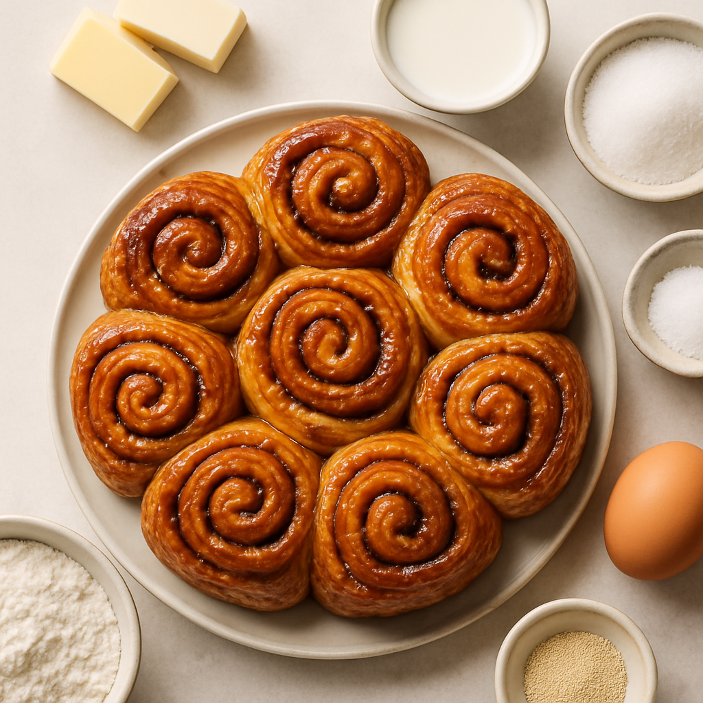 Bollos Pegajosos Alemanes (Schnecken)