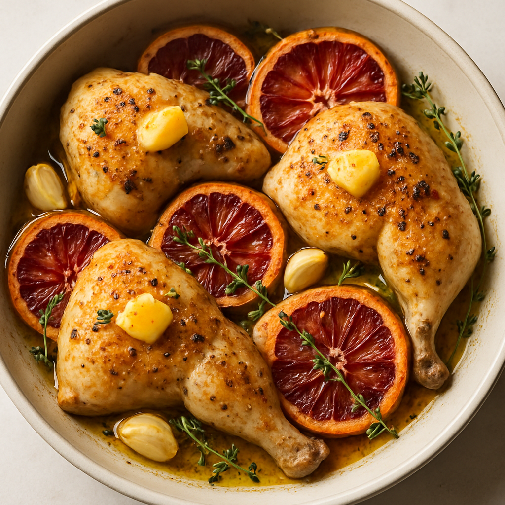 Blood Orange Roast Chicken
