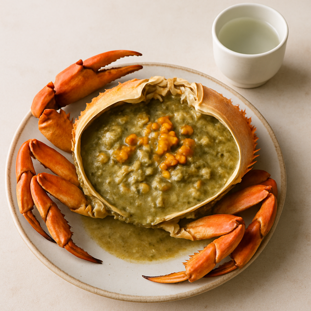 Stovetop Crab Innards