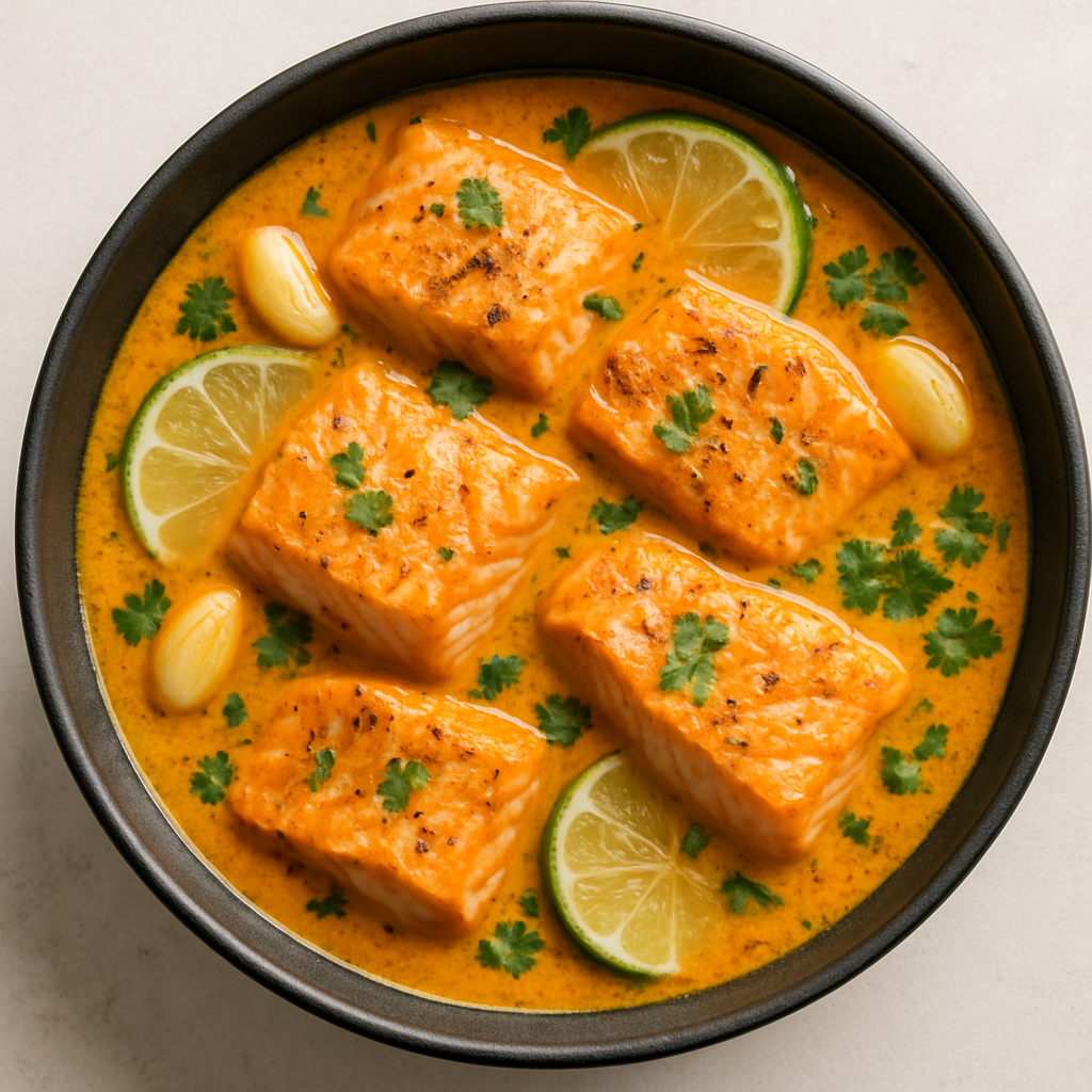 Guiso Brasileño de Salmón (Moqueca)