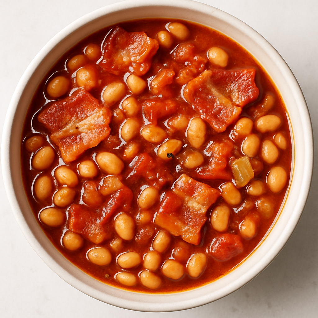 Fast and Fancy Pork and Beans