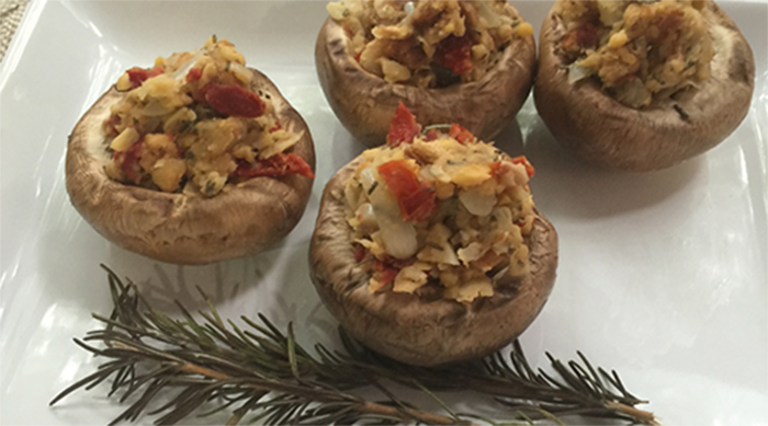 Dave's Herb-Stuffed Mushrooms