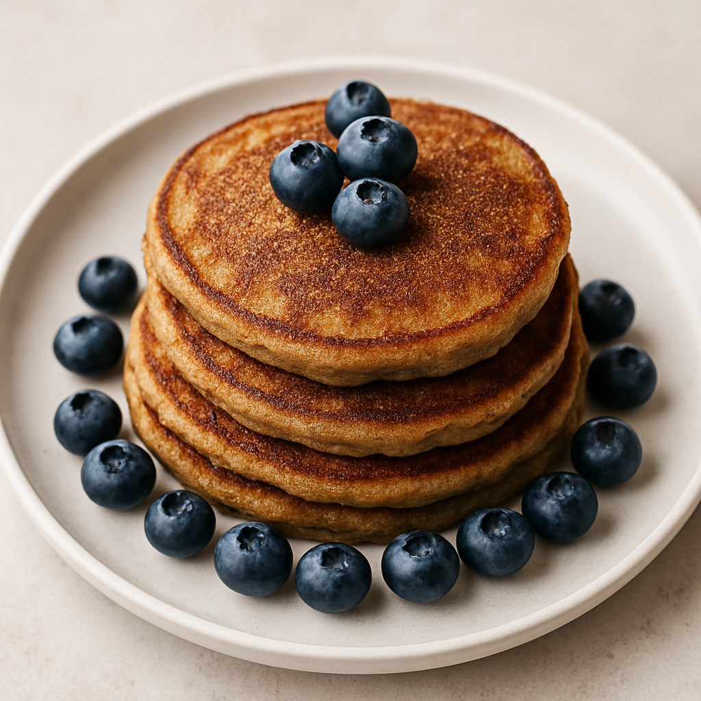 Blueberry Buckwheat Pancakes