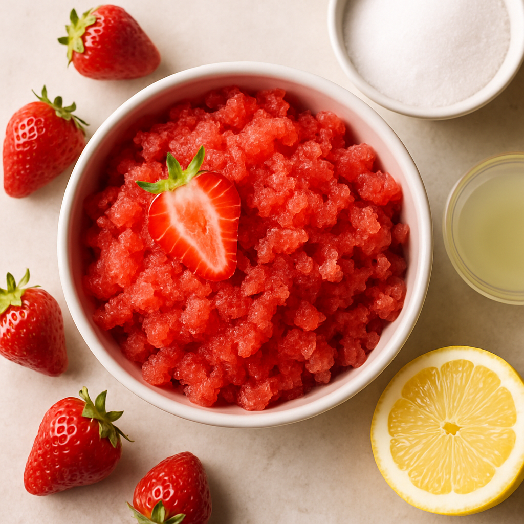 Strawberry Granita