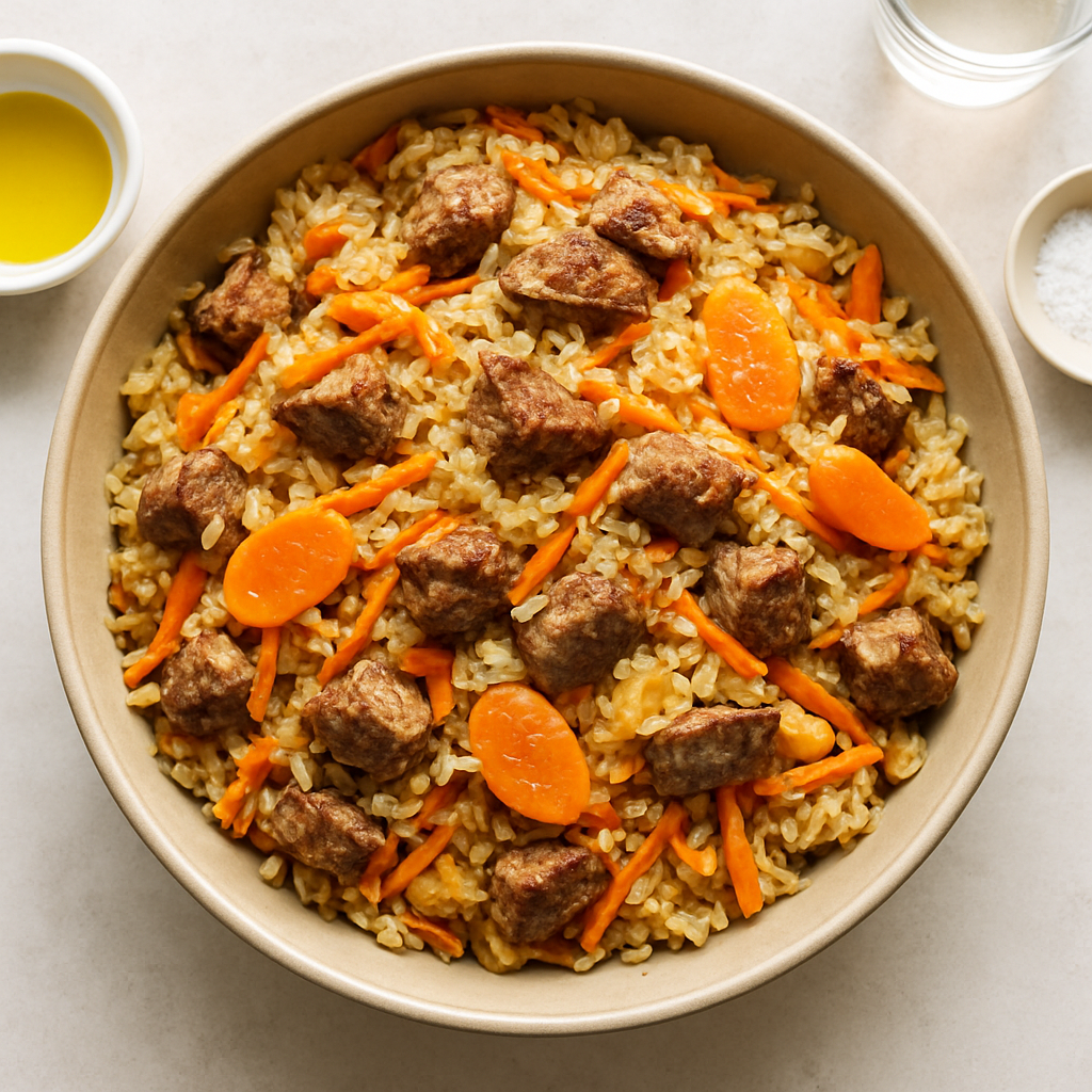 Plov: Cazuela de Cordero y Arroz de Europa del Este