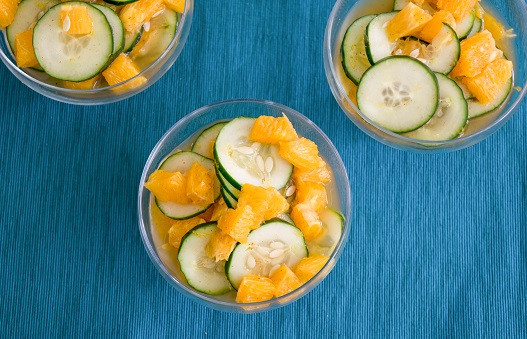 Spicy Cucumber & Orange Salad