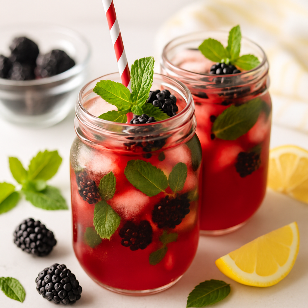 Limonada de Té con Moras y Mojito