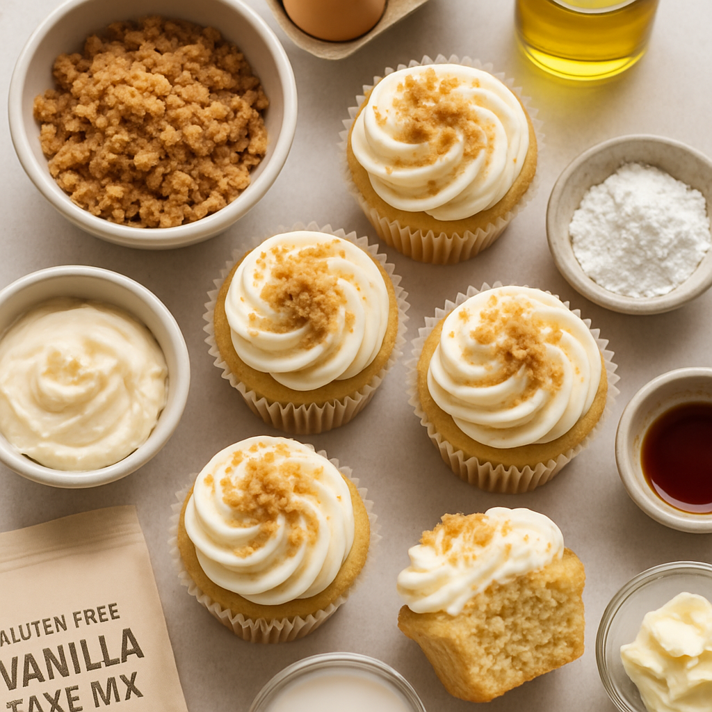 Cupcakes "Migas" Sin Gluten y Sin Lácteos