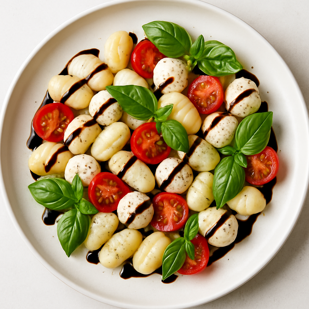 Gnocchi Caprese Salad