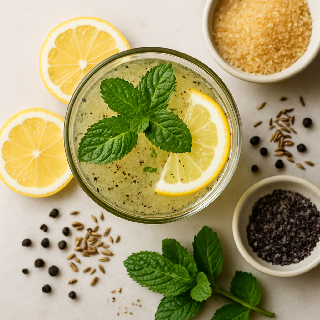 Limonada Infusionada con Menta
