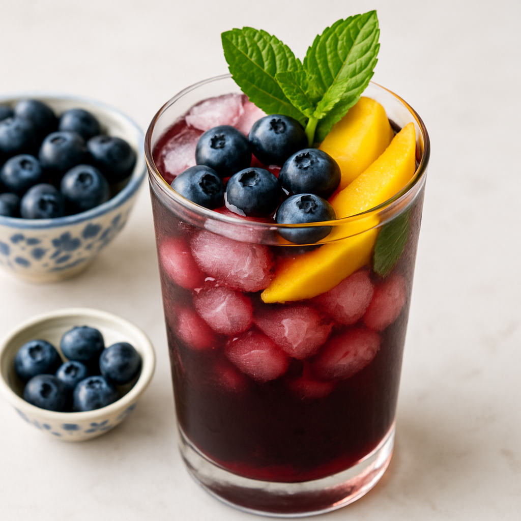 Blueberry Mango Mojito