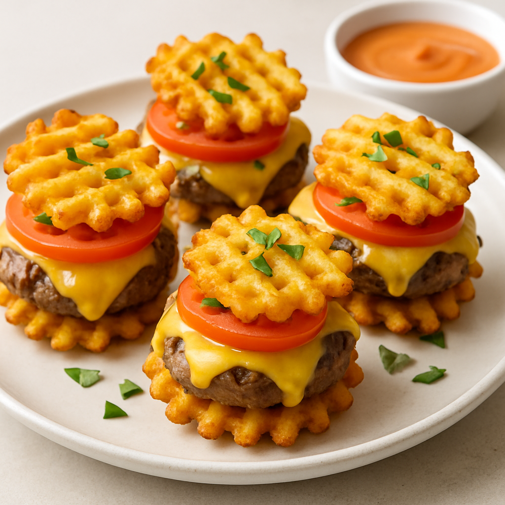 Waffle Fry Sliders