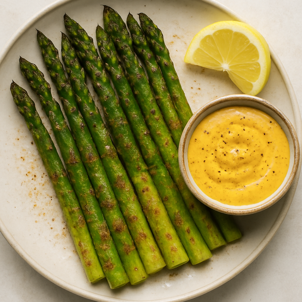 Roasted Asparagus with Cajun Hollandaise