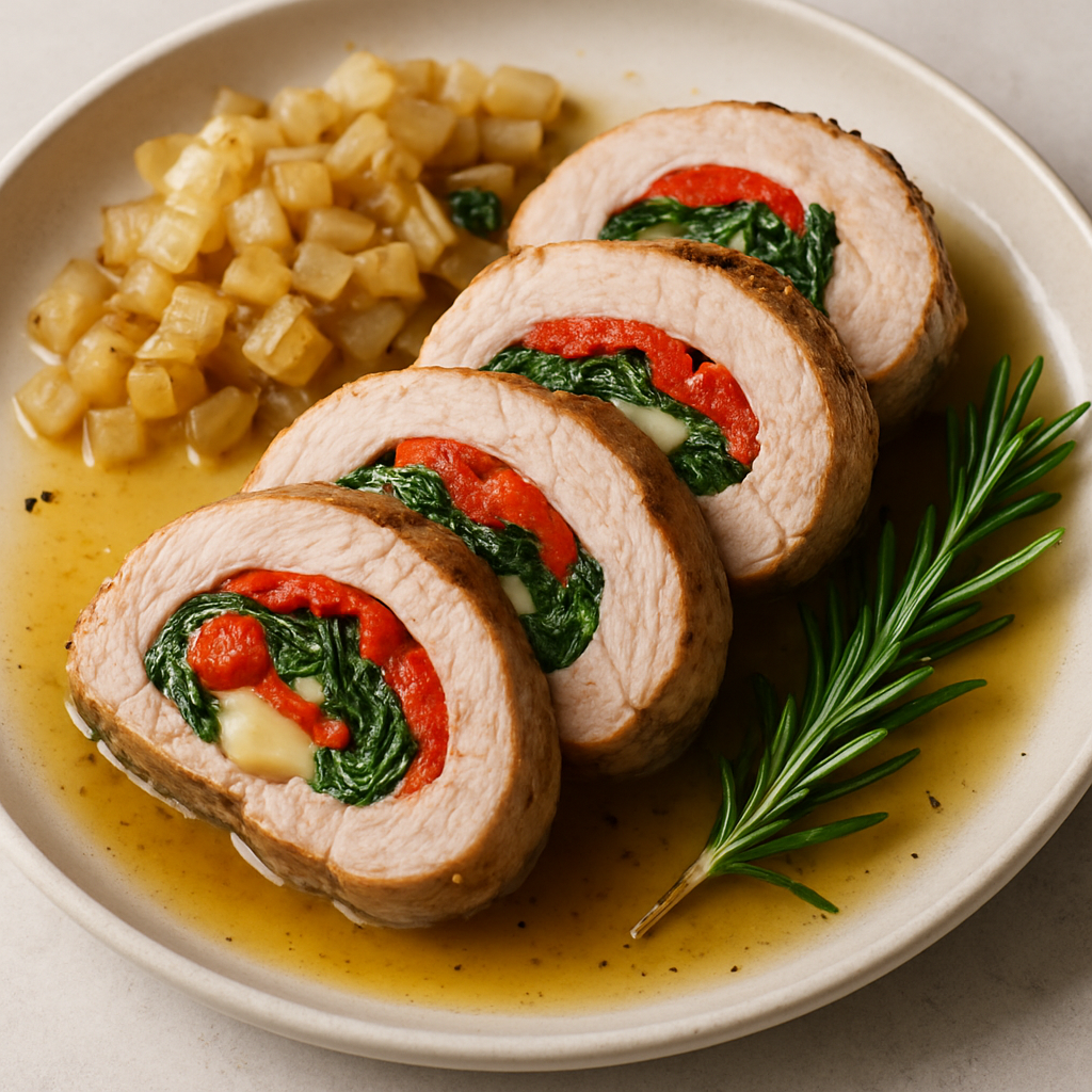 Lomo de Cerdo Relleno Tricolore