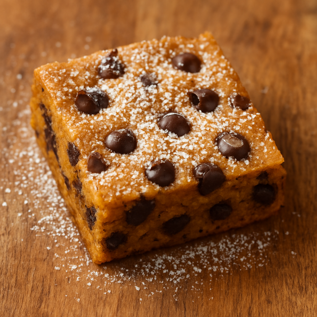 Pumpkin Chocolate Chip Blondies