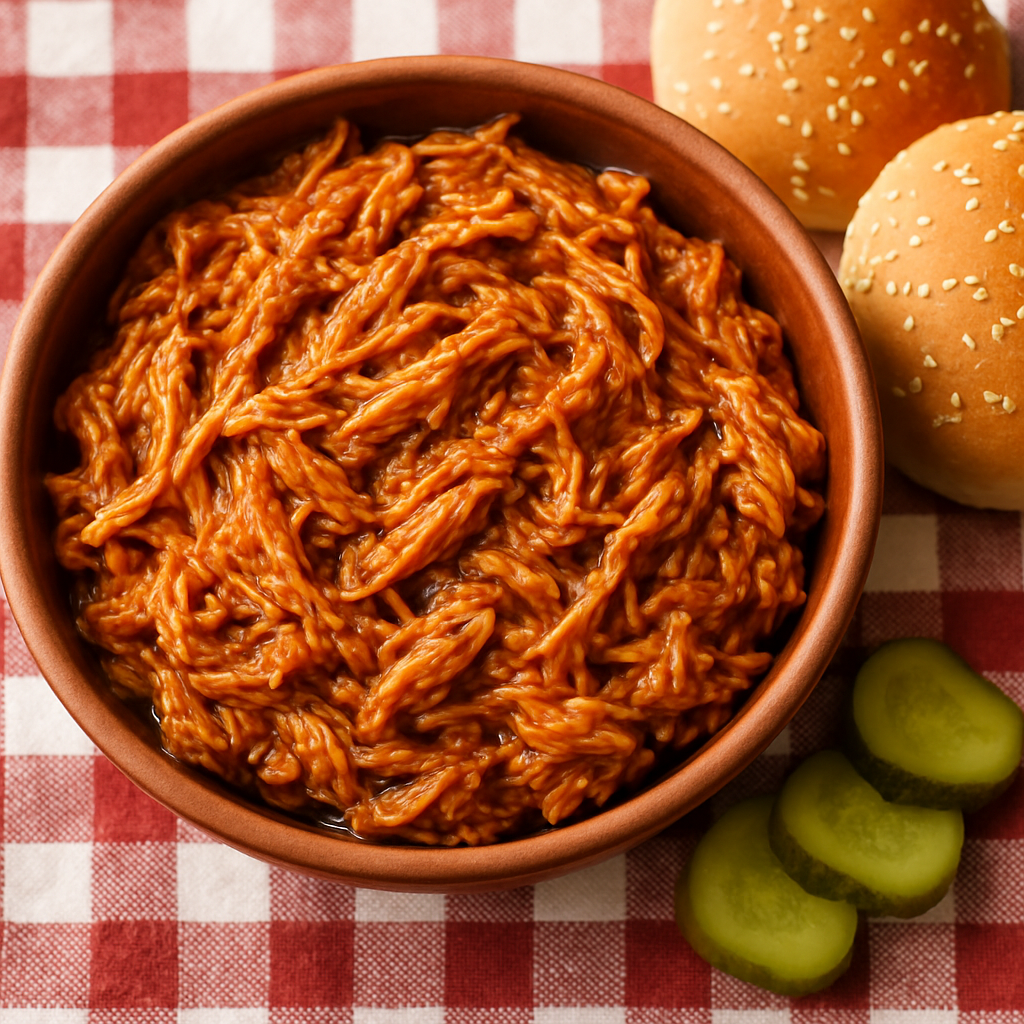 Slow Cooker BBQ Pulled Chicken