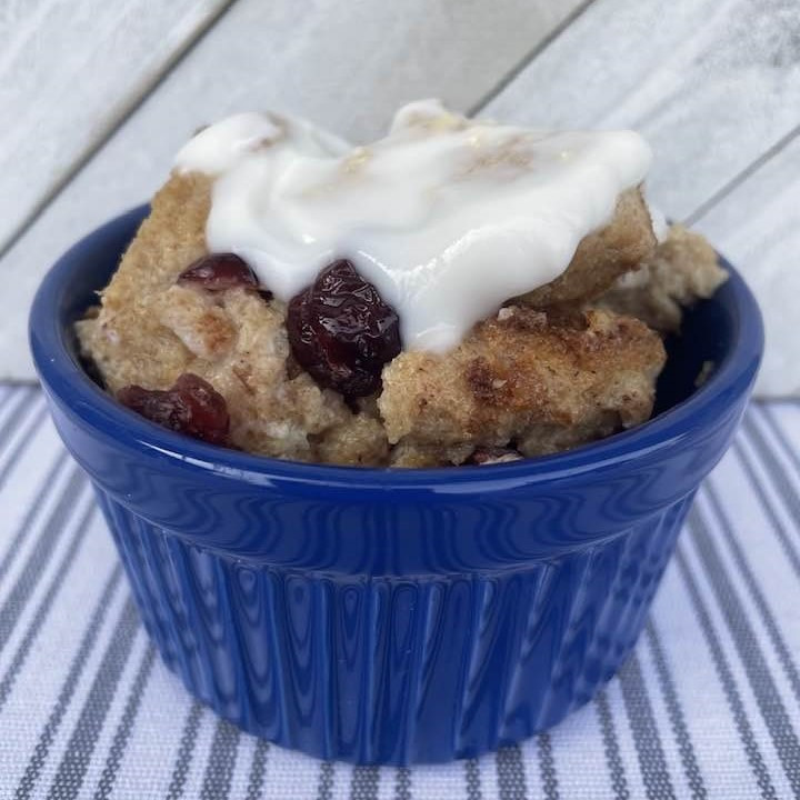 Bread Pudding with Vanilla Sauce