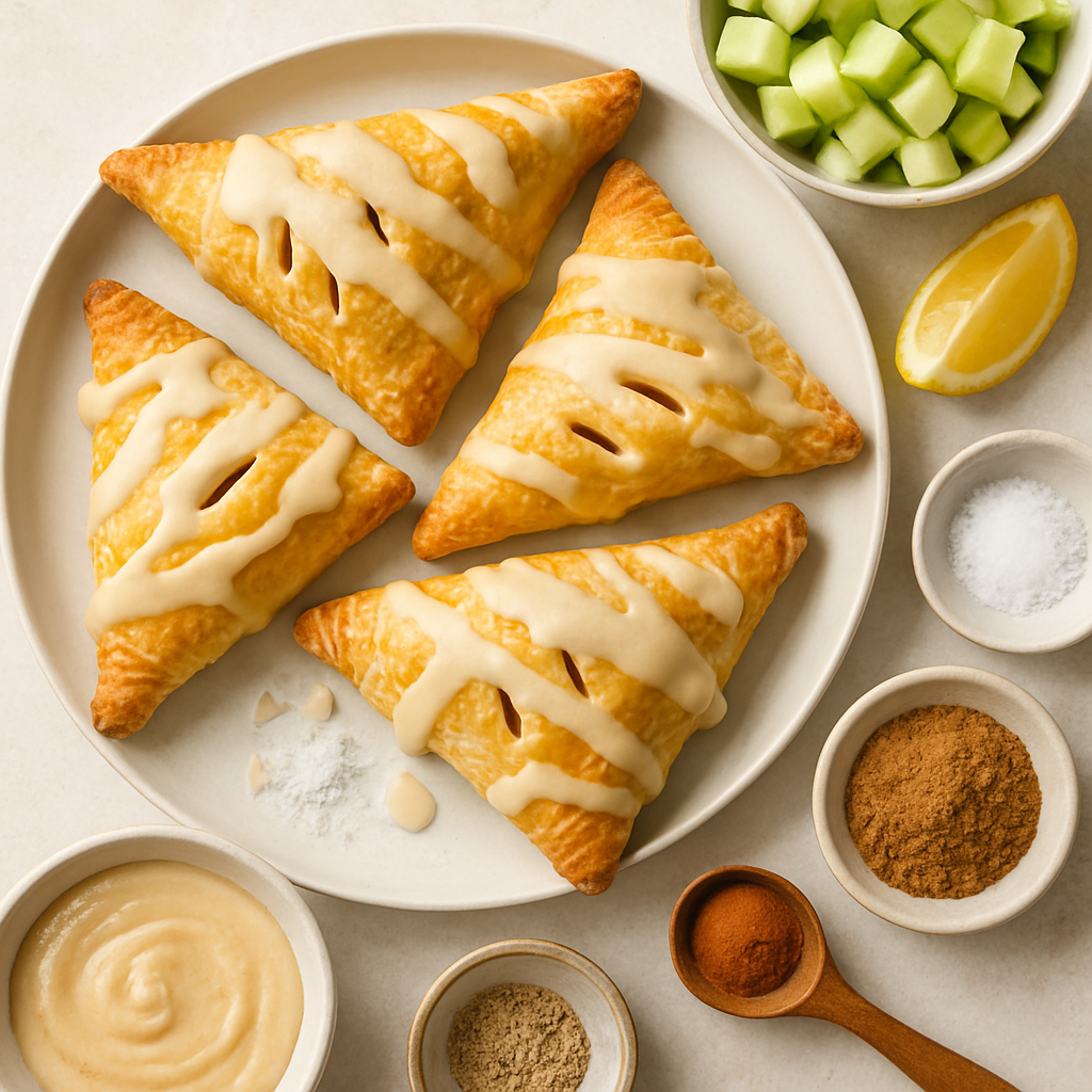 Apple Turnovers with Brown Butter Icing