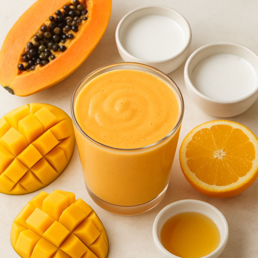 Batido de Papaya y Mango