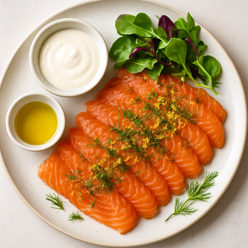 Citrus-Cured Salmon Gravadlax
