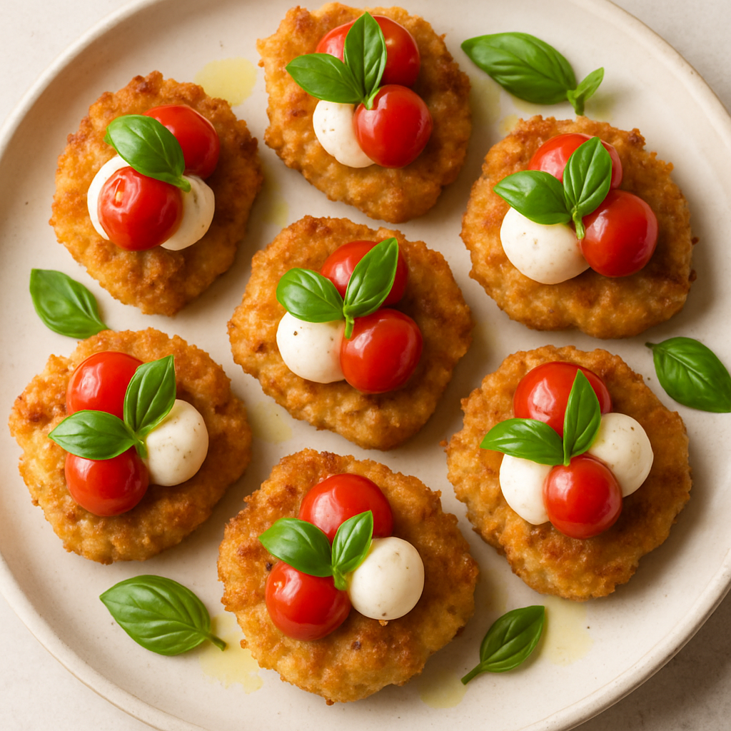 Brochetas Caprese de Pollo