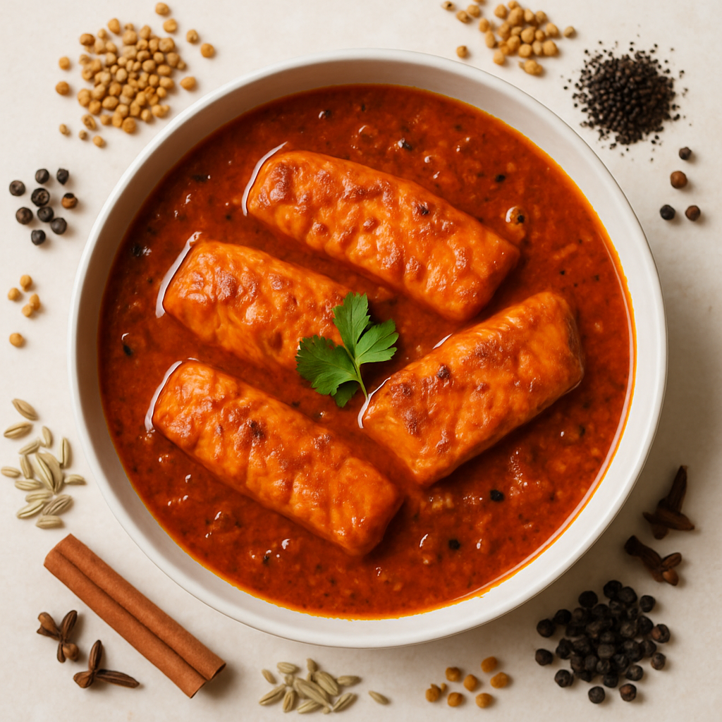 Curry Rojo de Pescado Madras (Meen Kari)