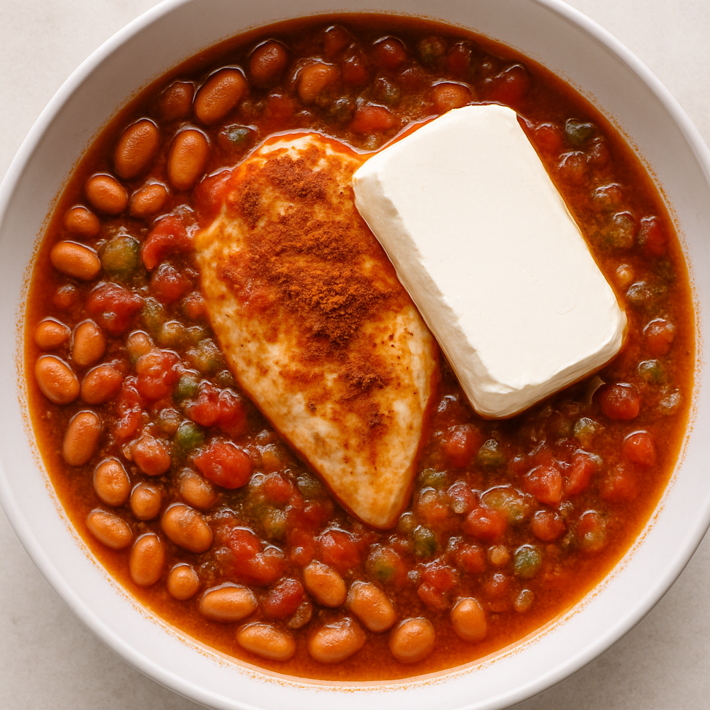 Pollo Mexicano en Olla de Cocción Lenta