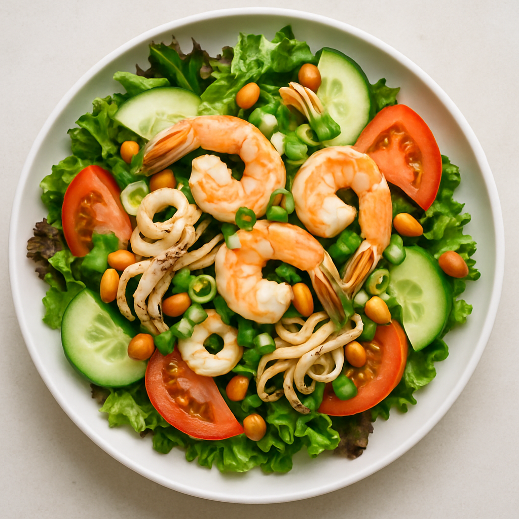 Ensalada de Mariscos Toast la Tea