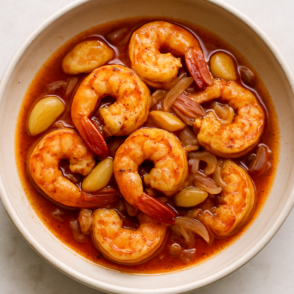 Garlic-Clove Shrimp