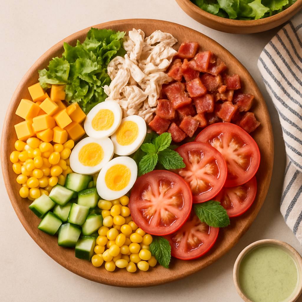 Ensalada Cobb Suprema Vermont Meets New Jersey