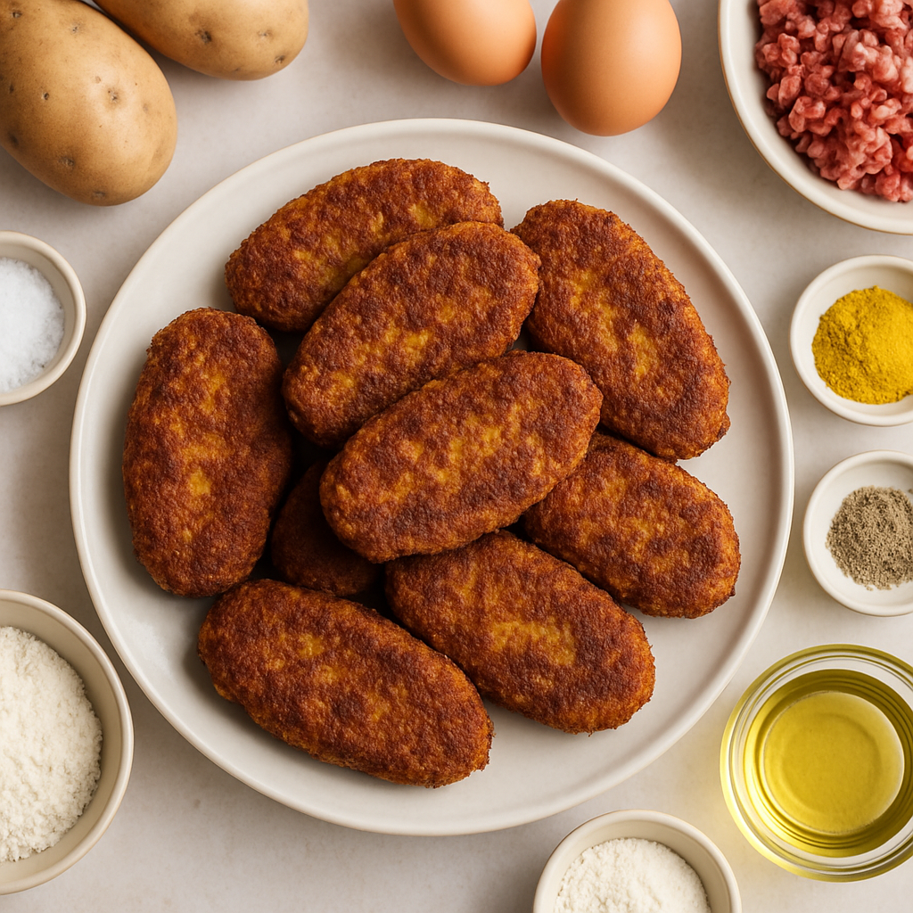 Kotlet: Persian Ground Meat and Potato Patties