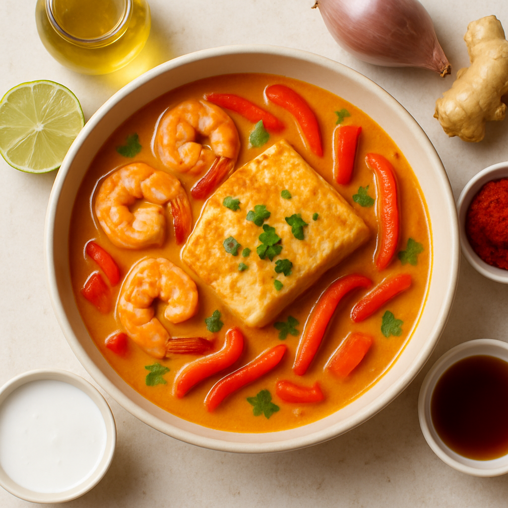 Thai Shrimp-Halibut Curry