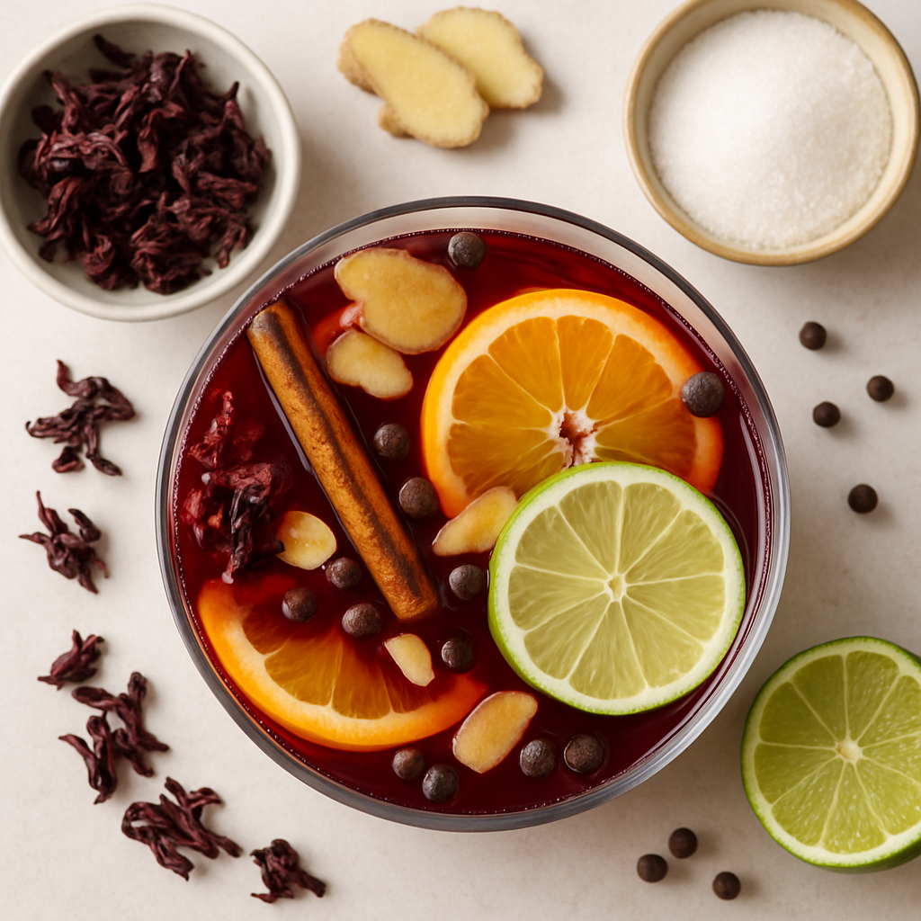 Agua de Jamaica (Té Helado de Flor de Jamaica)