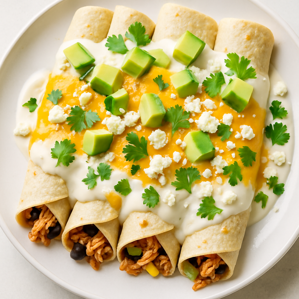 Enchiladas de Pollo Magras
