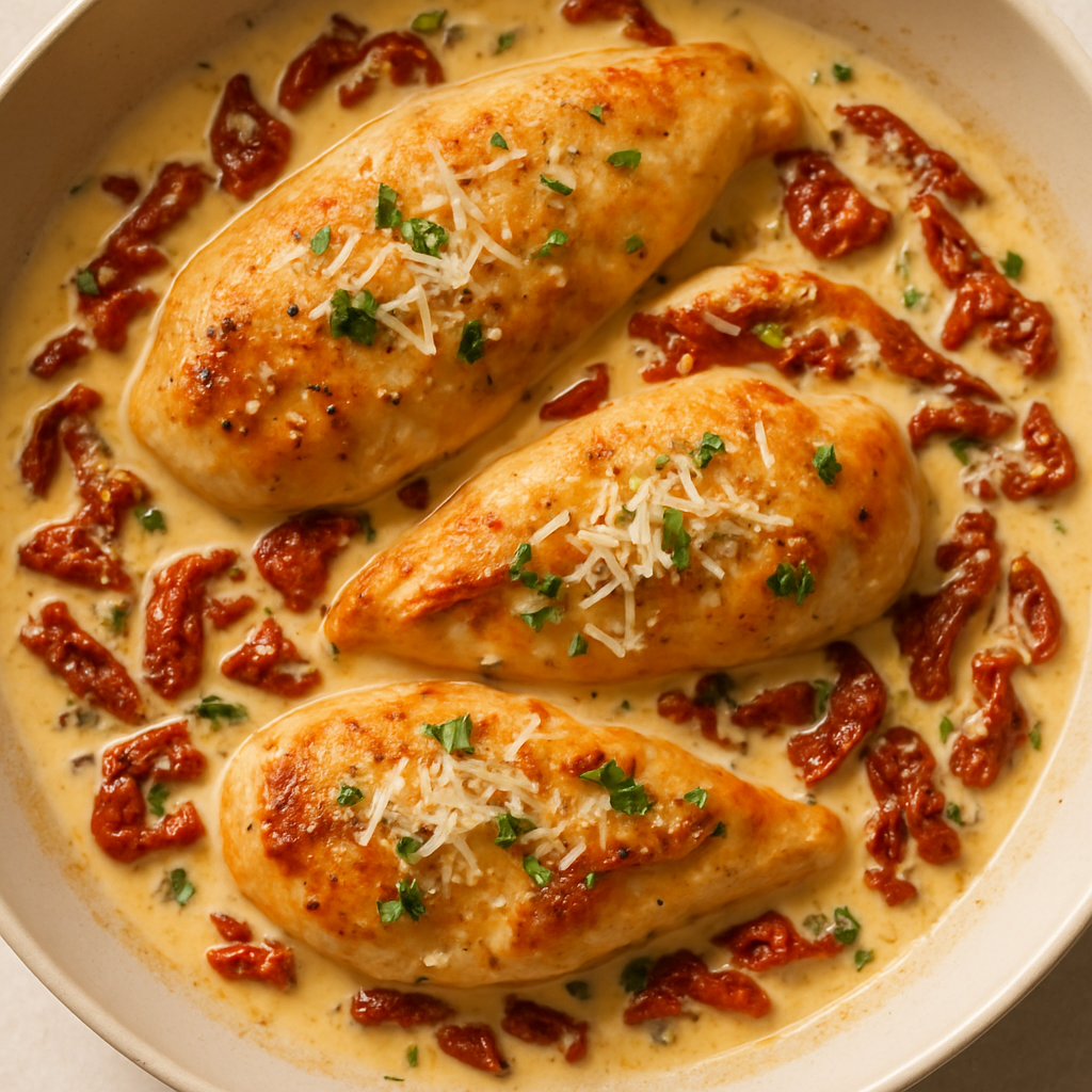 Creamy Chicken & Sundried Tomatoes