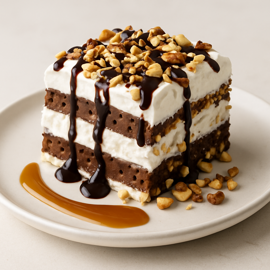 Pastel de Sándwiches de Helado