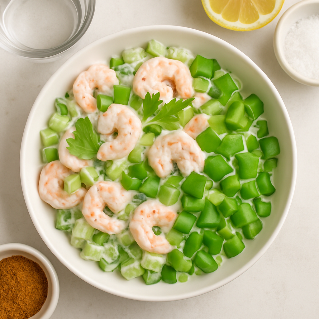 Ensalada de Camarones Cremosa