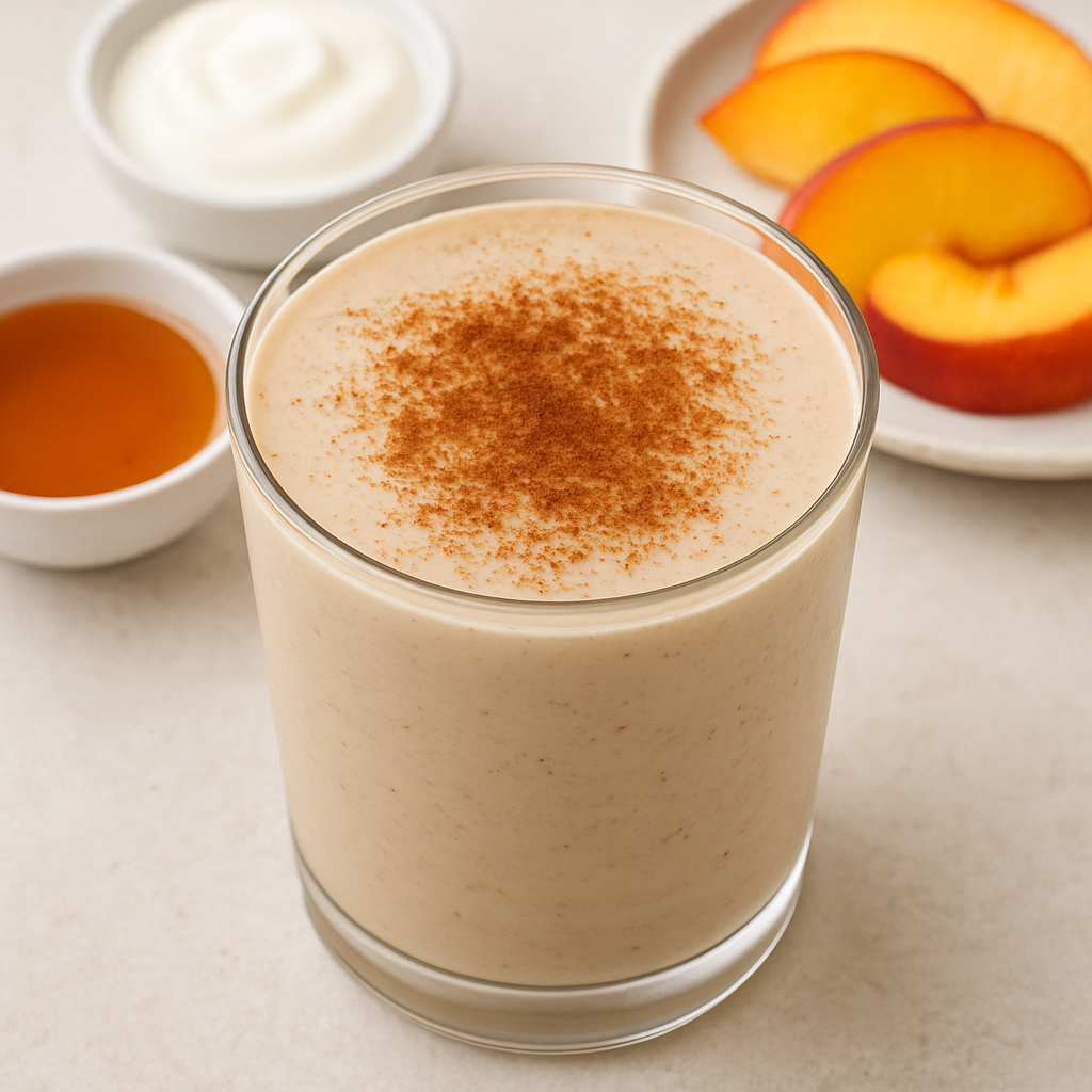 Peaches and Cream Breakfast Smoothie