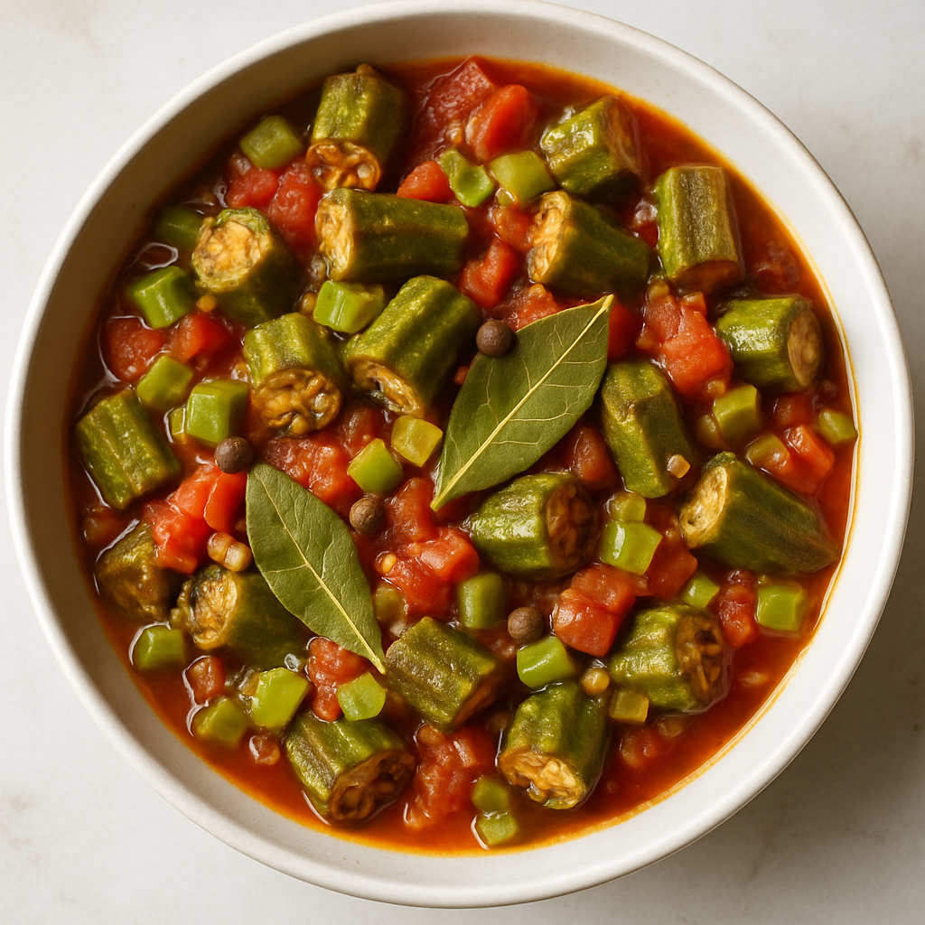 Roasted Okra Creole
