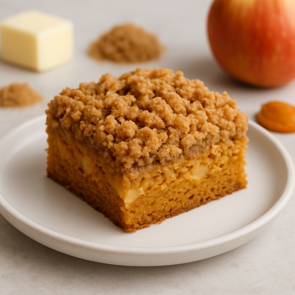 Sweet Potato Apple Crumb Coffee Cake