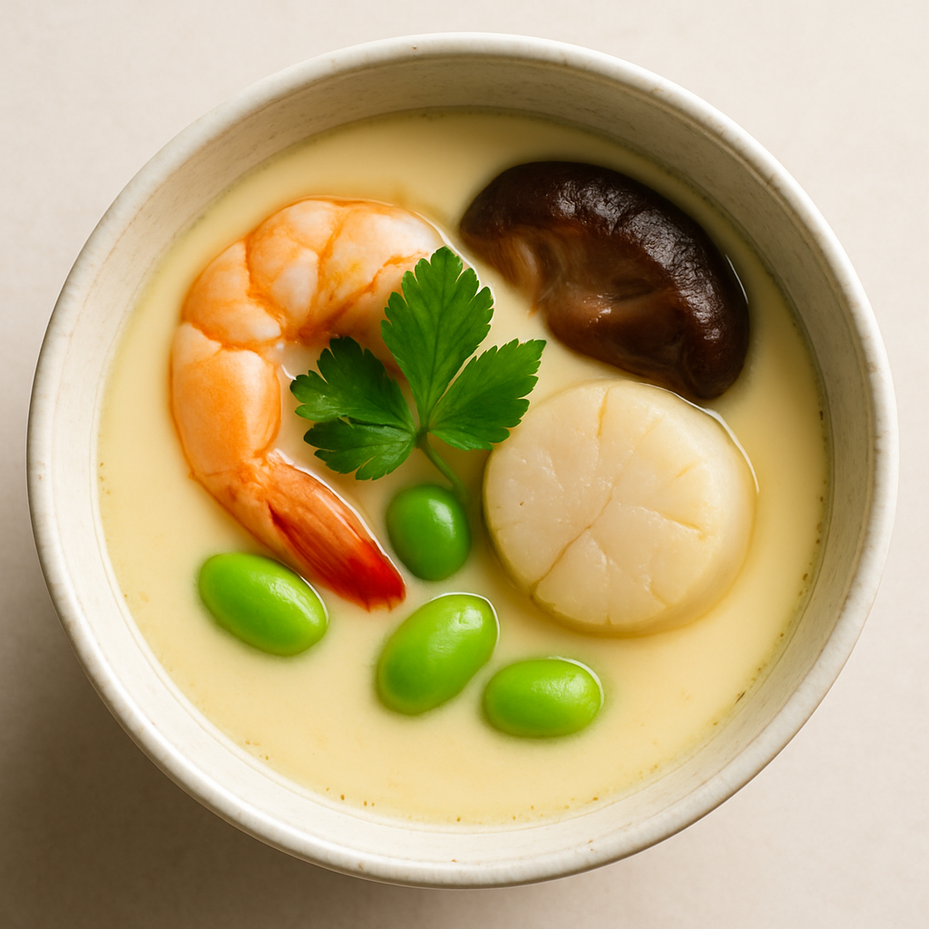 Chawanmushi (Japanese Steamed Egg Custard)