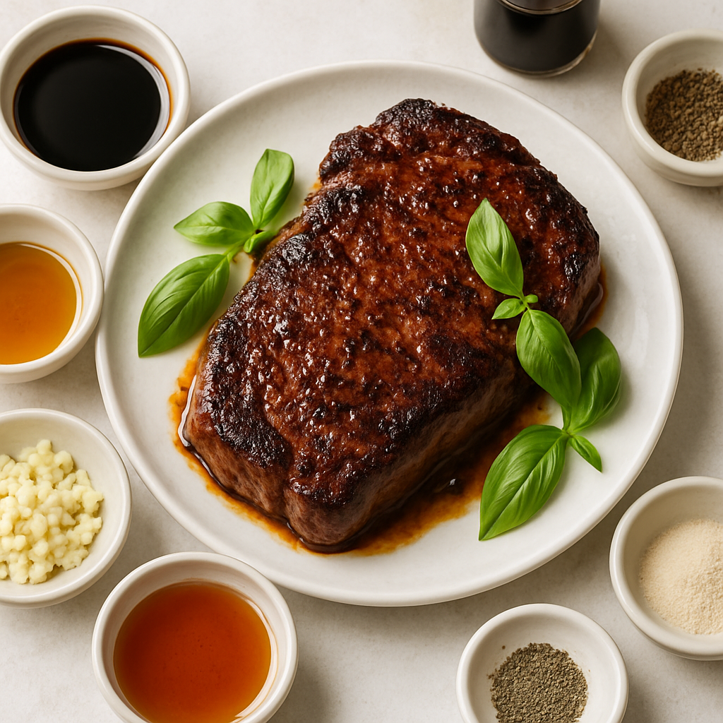 Savory Garlic Marinated Steaks