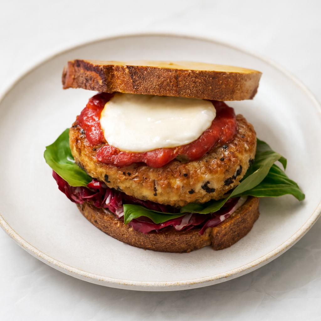 Hamburguesas de Pollo a la Parmesana